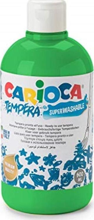 Carioca Tempera 500 Ml Yeşil Süper Yıkanabilir Suluboya Ko02714