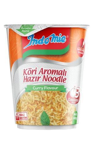 Indomie Köri Aromalı Bardak Noodle 60 gr. 24 Adet