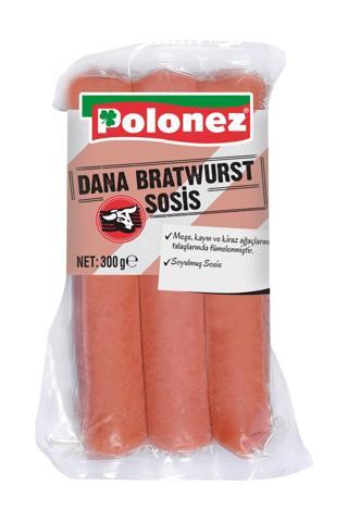 Üçler Polonez Sosis - Bradwurst 400 gr.