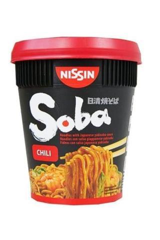 Ülker Nıssın Soba Cup Chıllı 92 gr. Tekli Set Japon Nooudle Köri Kupası Instant Noodles