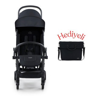 Bumprider Connect³ Bebek Arabası Black & Black & Yan Bakım Çantası Hediyeli
