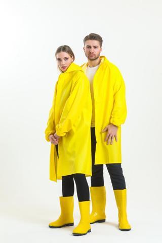 Yağmurluk Unisex Sarı