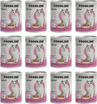 Foodline Tavuklu Yavru Kedi Konservesi 400 Gr x 12 Adet