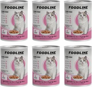 Foodline Tavuklu Yavru Kedi Konservesi 400 Gr x 6 Adet