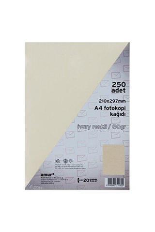Umur Renkli Fotokopi Kağıdı İvory Renk A4 250'li