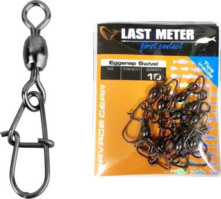 Savage Gear Eggsnap Swivel M Klipsli Fırdöndü 23 kg 10ad.