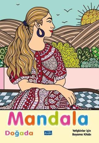 Mandala - Doğada - Yetişkinler İçin Boyama Kitabı - Kolektif  - Parıltı Yayınları