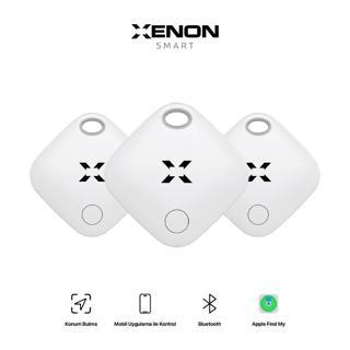 Xenon Smart Tag Akıllı Takip Cihazı 3 adet (Apple Lisanslı)