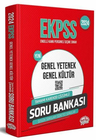 Editör Yayınları 2024 EKPSS Tek Kitap Soru Bankası (Karekod Çözümlü)
