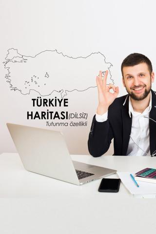Pi Papers Dilsiz Türkiye Haritası - Yapışkansız Tutunma Ve Yaz-sil Özellikli Akıllı Kağıt (şehir Bölmesiz)