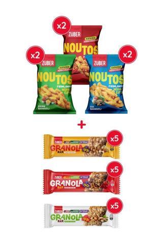 Züber 6'lı Noutos Deneme Paketi + Granola Bar Deneme Paketi