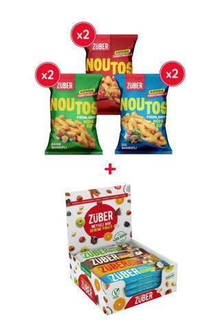 Züber 6'lı Noutos Deneme Paketi + Meyveli Bar Deneme Paketi