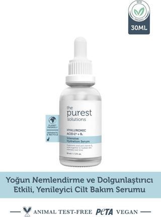 The Purest Solutions Yoğun Nemlendirme ve Dolgunlaştırıcı Etkili Yenileyici Cilt Bakım Serumu (Hyaluronic Acid %2 + B5)