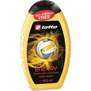 Lotto Energy Erkek Shower Gel , Shampoo 400 ml 