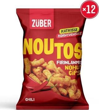 Noutos Fırınlanmış Nohut Cipsi Chili 55g X 12 Paket