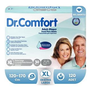 Dr. Comfort Belbantlı Hasta Bezi XL-Extra Large Beden 120 Adet