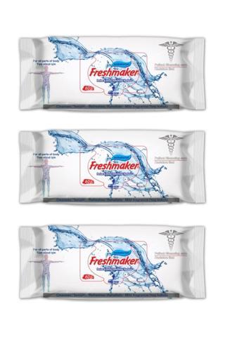 Freshmaker Antibakteriyel Perine & Vücut Temizleme Havlusu 3 Paket /180 Yaprak
