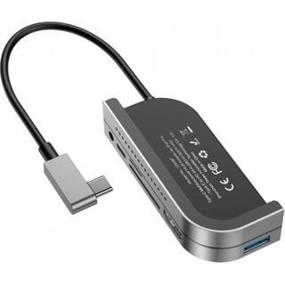 Baseus Bend Angle HDMI USB 6in1 USB Type C Adaptör CAHUB-WJ0G