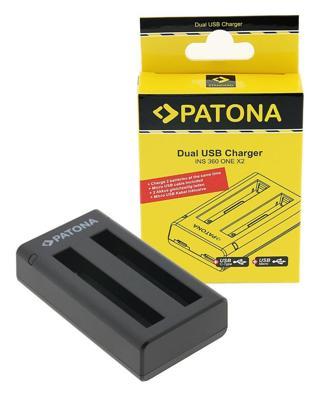 Patona 1457 Insta360 One X2 Uyumlu İkili USB Şarj Cihazı