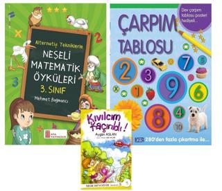 3.Sınıf Neşeli Matematik Öyküleri+Çarpım Tablosu(Poster Hediyeli) - Ata Yayıncılık