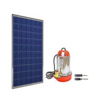 Cacheng 12 Volt Dc Solar Güneş Enerjili Su Pompası 170 Watt Panel Set