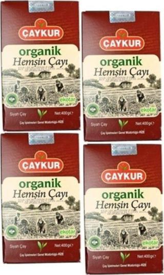 Çaykur Organik Çay Hemşin 4 X 400 Gr