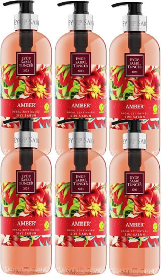 Eyüp Sabri Tuncer Amber Sıvı Sabun 500Mlx6 Adet
