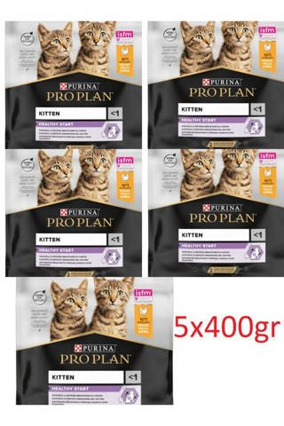 Junior Tavuklu Yavru Kedi Maması 5X400 Gr