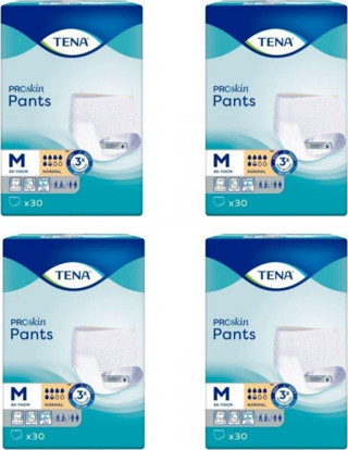 Tena Pants Emici Külot Hasta Bezi Medıum 30’Lu 4 Paket 120Adet
