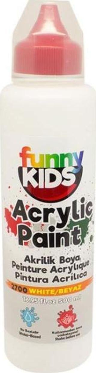 Funny Kids Akrilik Boya Beyaz 500 cc