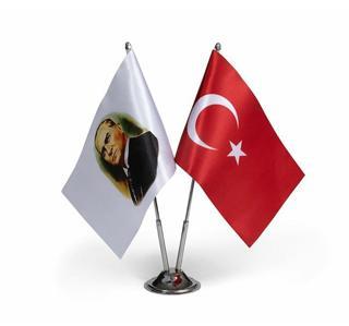 Çiftli Atatürk Masa Bayrağı