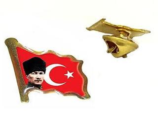 Kalpaklı Atatürk Rozeti (30'lu)