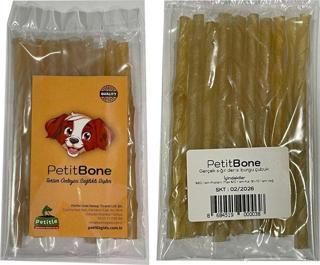 PetitBone Esmer Doğal Burgu Köpek Çubuğu 10'lu