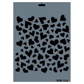 Rich New Seri N-254 Stencil 35x25 cm