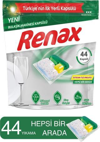 Renax Bulaşık Makinesi Kapsülü Hepsi Bir Arada 44'lü