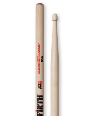 Vic Firth 85A American Classic 85A Baget | 5A ile 5B Arası - Mükemmel Denge - Ahşap Uç
