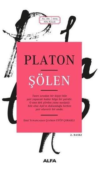 Şölen - Platon  - Alfa Yayıncılık