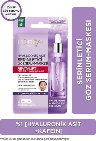 L'Oréal Paris Revitalift Filler Serinletici Göz Serum Maskesi