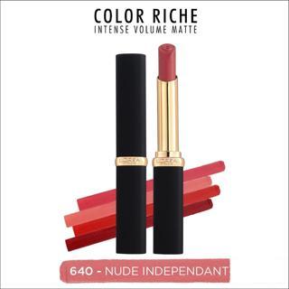 L'Oréal Paris Color Riche Intense Volume Matte Ruj - 640 Nude Independant