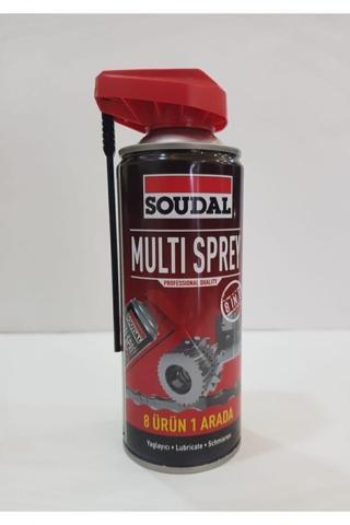 Soudal Multi Sprey 8 Ürün 1 Arada Yağlayıcı-pas Sökücü 400 ml.