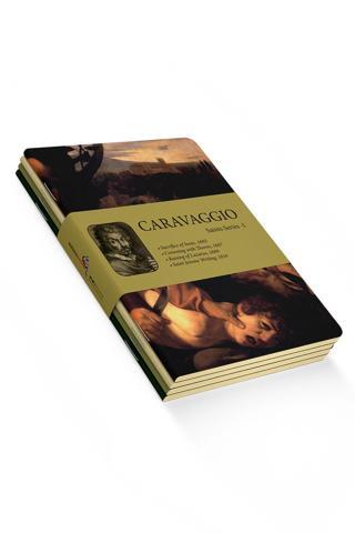 Caravaggio 4'lü Defter Seti 3 - Saints Series I - Çizgisiz - 64 Sayfa - 14x21cm