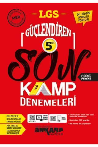Ankara Yayıncılık Lgs Güçlendiren 5'li Kamp Denemeleri - Ankara Yayıncılık