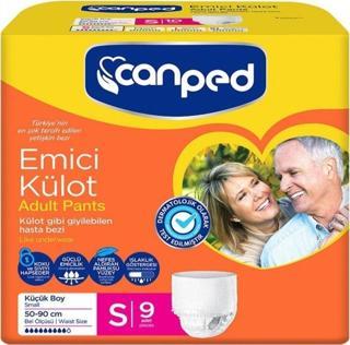 CANPED EMİCİ KÜLOT KÜÇÜK (S) 9 ADET HASTA BEZİ 50-90 CM