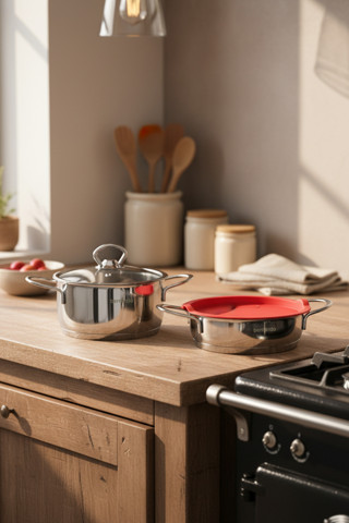 Bernardo Pera 4 Parça Pişir Sakla Tencere Seti