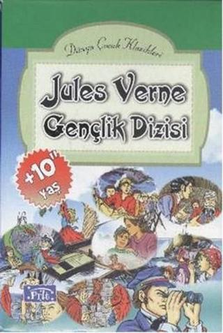 Jules Verne Gençlik Dizisi - 10 Kitap Takım - Jules Verne - Parıltı Yayınları