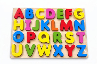 Ahşap Alfabe Puzzle Eğitici Oyuncak 94-432