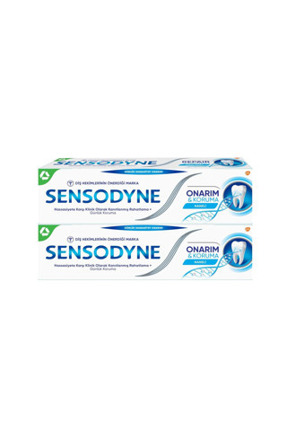 Hepta Collection Sensodyne Onarım & Koruma Diş Macunu, Naneli (2 X 75 Ml)