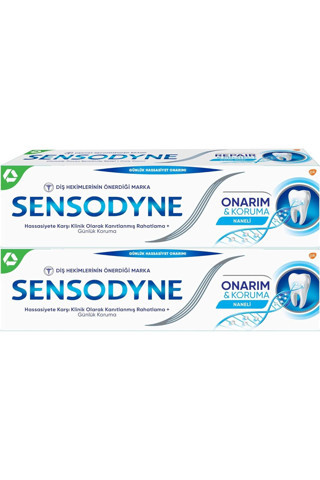 Brf Kyonlinesell Sensodyne Onarım & Koruma Diş Macunu, Naneli (2 X 75 Ml) 1222207