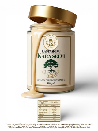 Giritli Metin Efendi Kastamonu Soymuk Özlü Beyaz Yalamuk Macun 420 gr