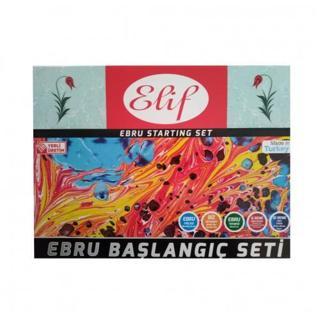 Ebru Başlangıç Seti - Kitre Ebru Kağıdı Pratik Ebru Sanatı Seti - Ebru Boyama Seti
